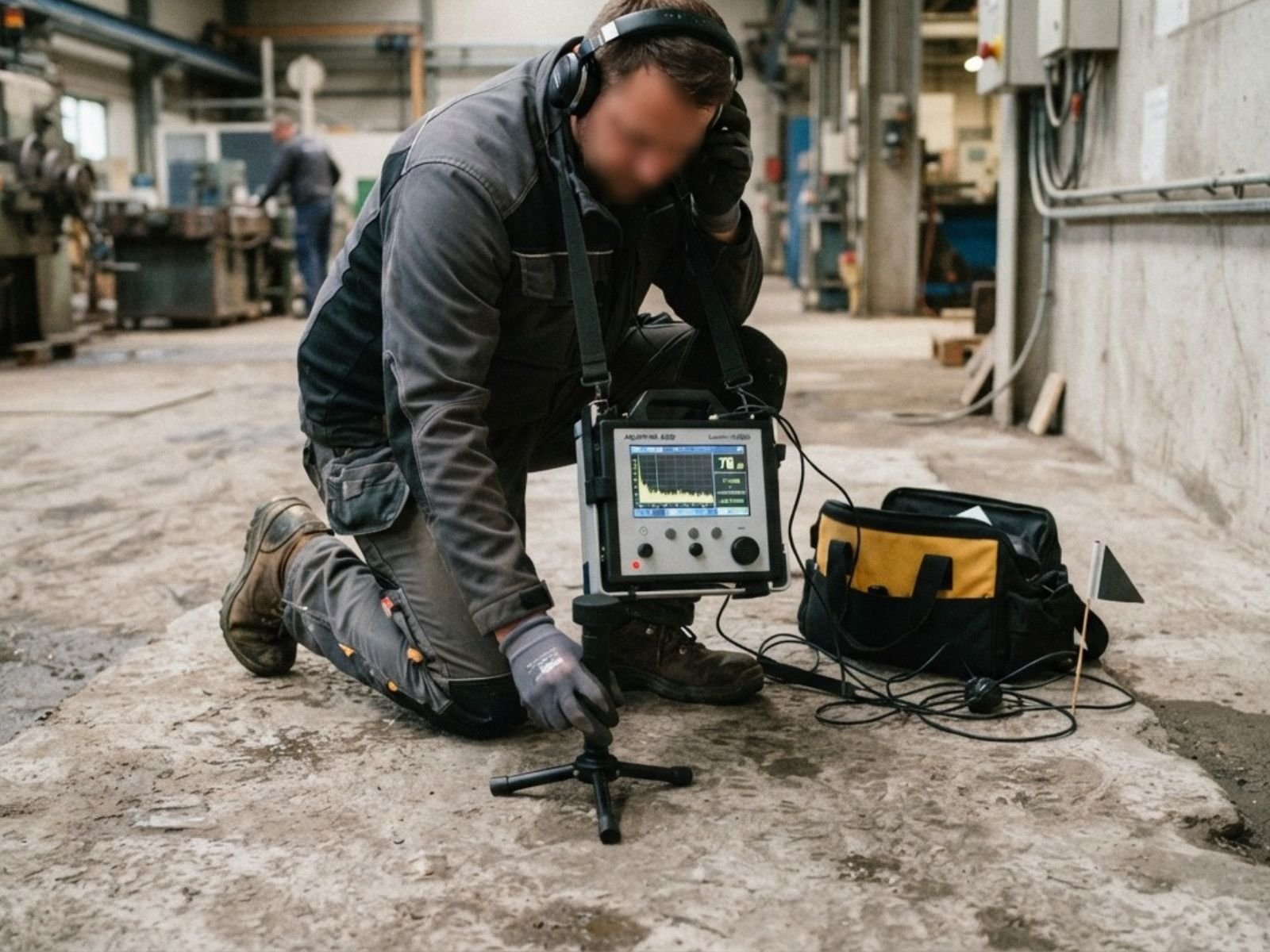 Sewer camera inspection monitor showing pipe interior